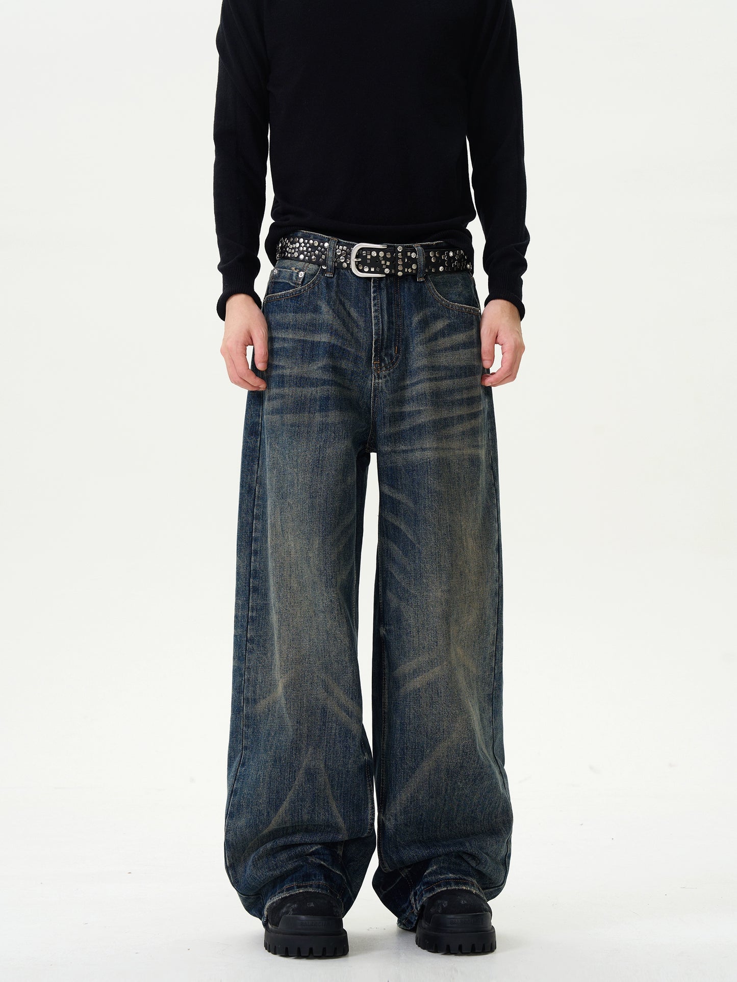 TJ10037 Baggy Jeans/ Vanguard Washed