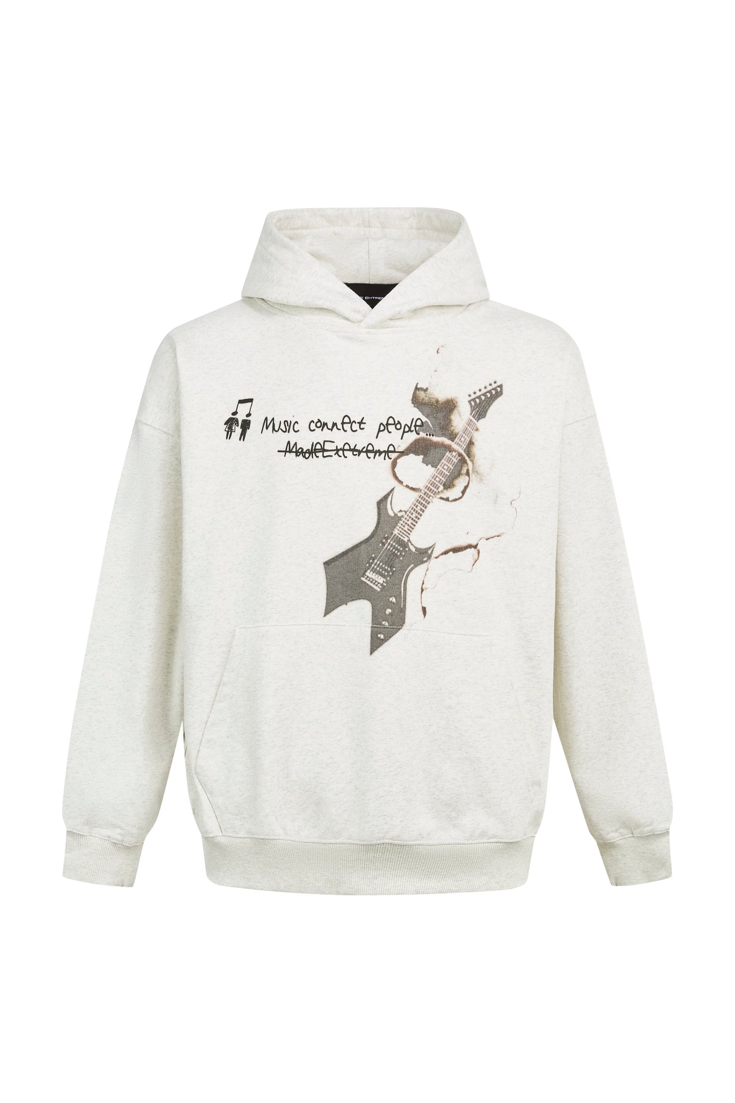 HS10034 Oversized hoodie/ E-Guitar