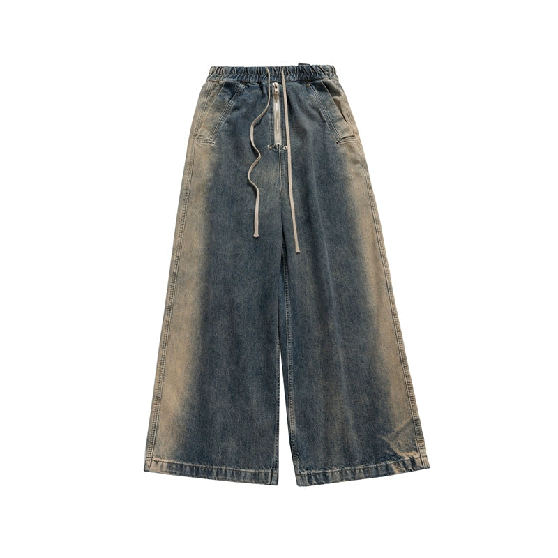 TJ10026 Oversized Jeans/ Sanded Blue