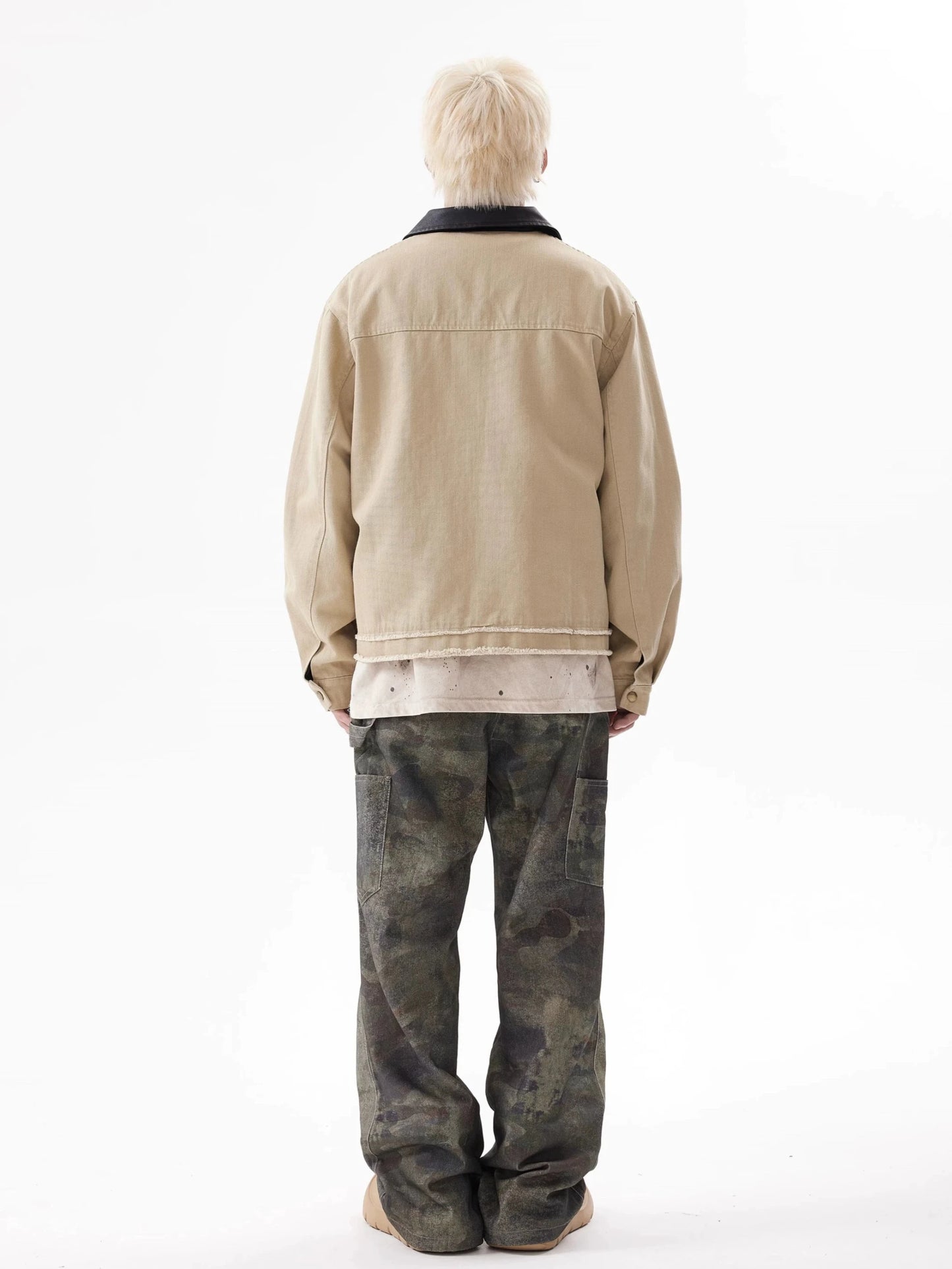 TJ10122 Faded Camouflage Bootcut Jeans