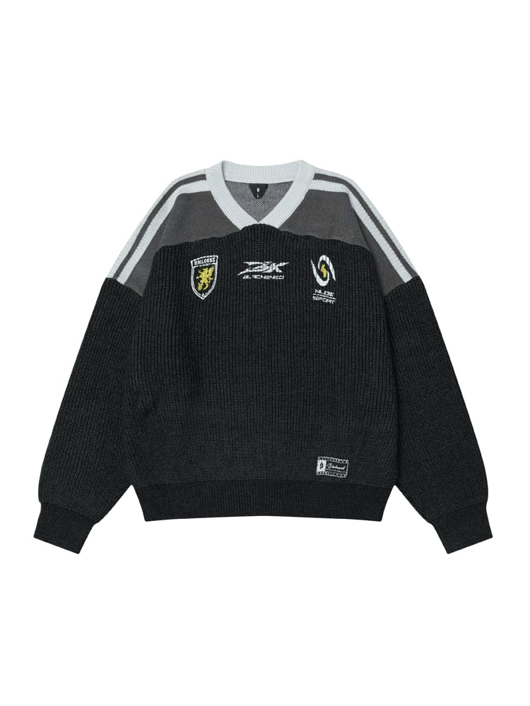 HS10008 Oversized Knitted Sweater/ Pro Circuit