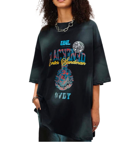 TLS114 Oversized tee/ Sandman Crest