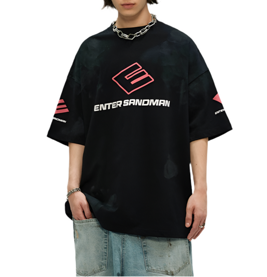 TLS118 Oversized tee/ Grunge Sandman