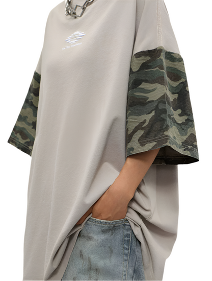 TLS104 Oversized tee/ Urban Camouflage
