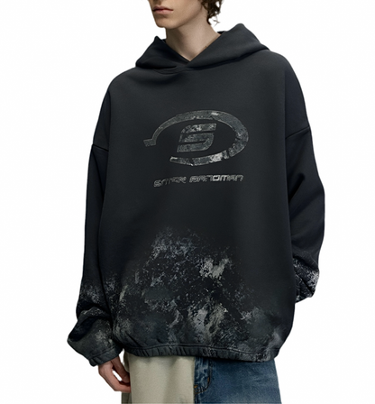 HS10005 Oversized Hoodie/ Urban Ash