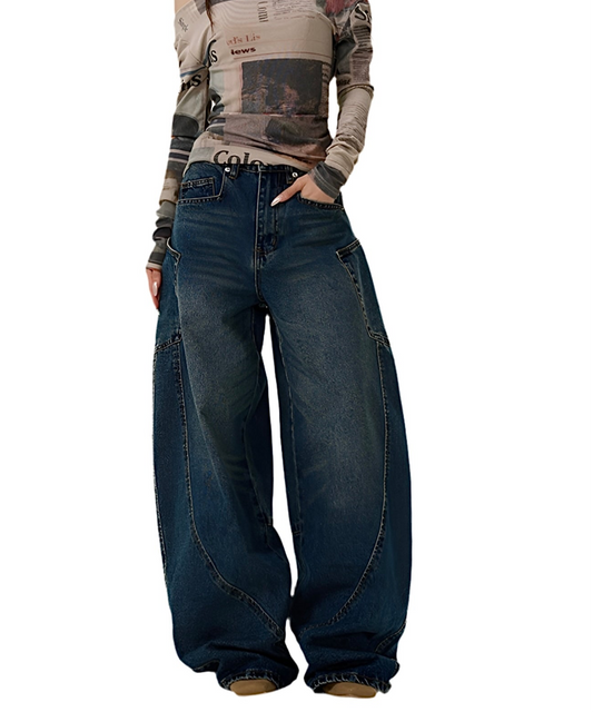 TJ10031 Wide-Leg Jeans/ Street Slouch