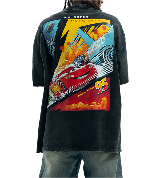 TLS128 Oversized Tee/ Lightning McQueen