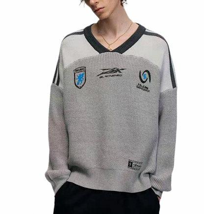 HS10008 Oversized Knitted Sweater/ Pro Circuit
