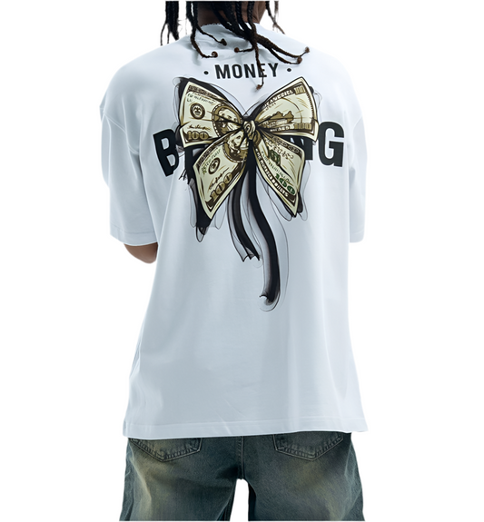 TLS127 Oversized tee/ Money Ribbon