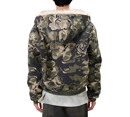 HS10016 Oversized Hoodie/ Rose Camo