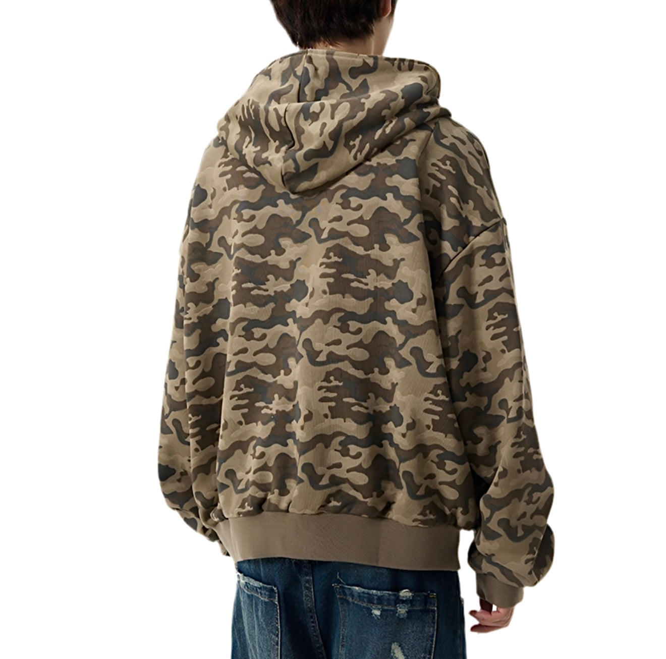 HS10014 Oversized Hoodie/ Terrain Trail