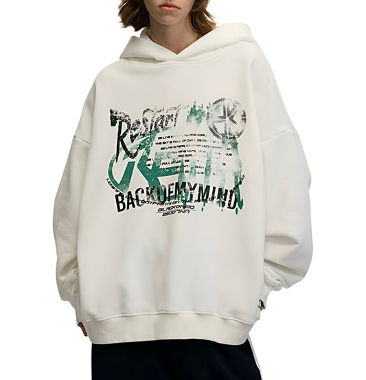 HS10011 Oversized Hoodie/ Mindscape Graffiti
