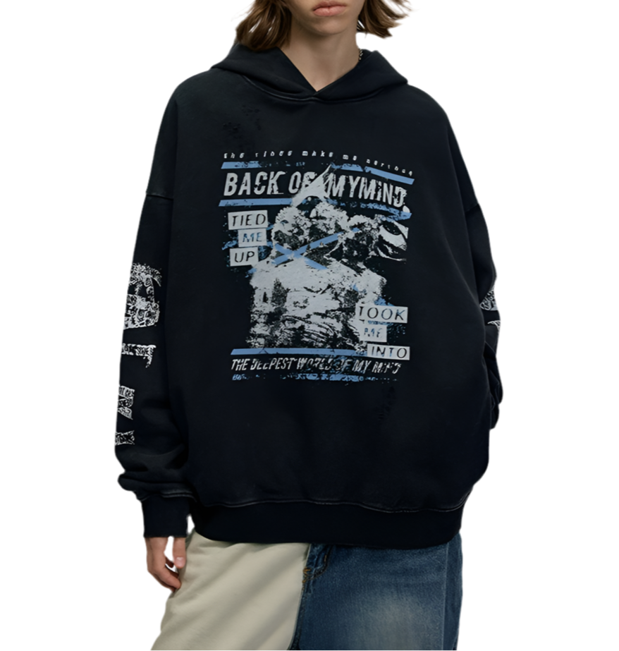 HS10010 Oversized hoodie/ Inner Dialogue