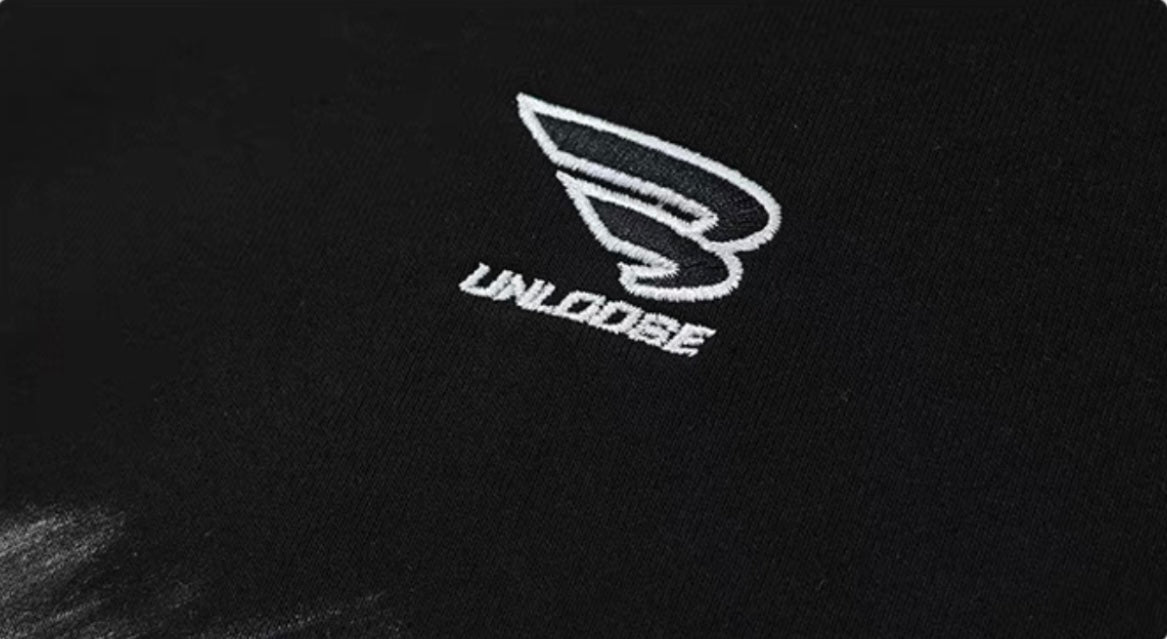 HS10012 Oversized hoodie/ Obsidian Streak