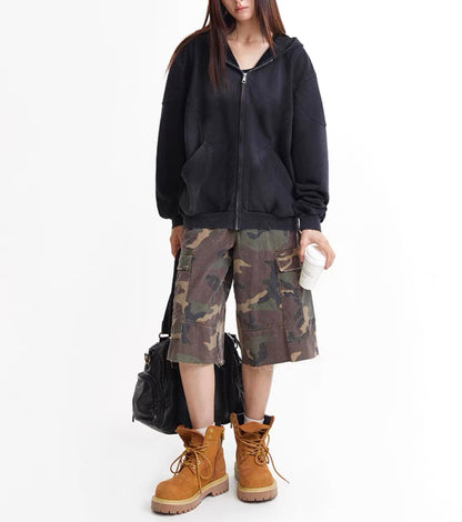 HS10037 Oversized Hoodie/ Fade Haven