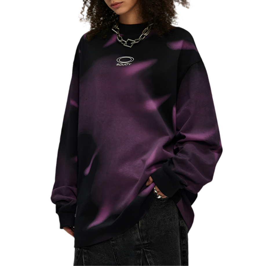 TLS117 Oversized long sleeve/ Nebula Drift