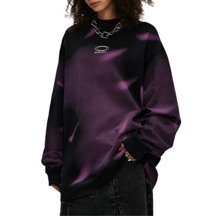TLS117 Oversized long sleeve/ Nebula Drift