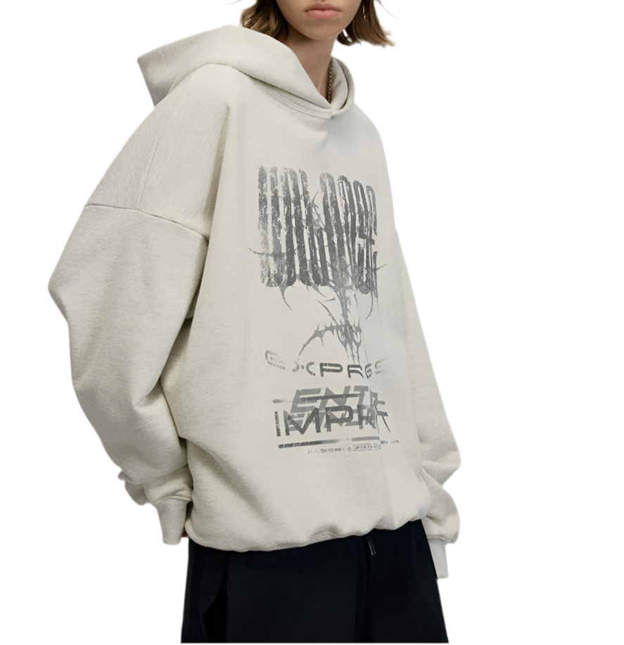 HS10003 Oversized hoodie/ Eclipse Entanglement