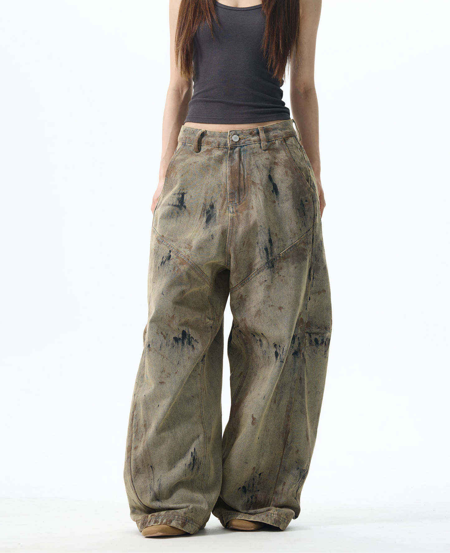 TJ10091 Baggy Wasteland Design Trousers