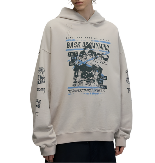 HS10010 Oversized hoodie/ Inner Dialogue
