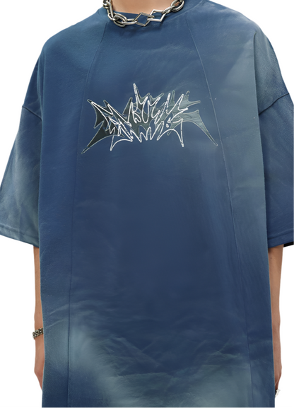 TLS121 Oversized tee/ Void Wave