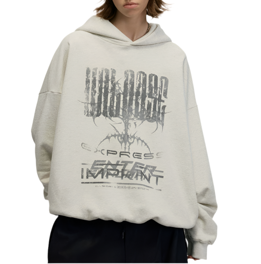 HS10003 Oversized hoodie/ Eclipse Entanglement