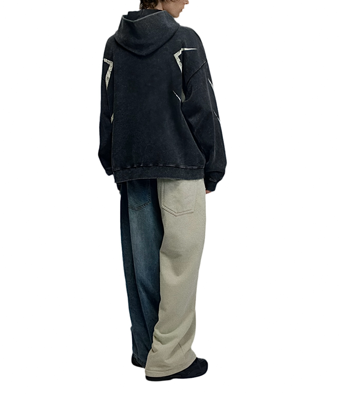 HS10004 Oversized Hoodie/ Midnight Surge