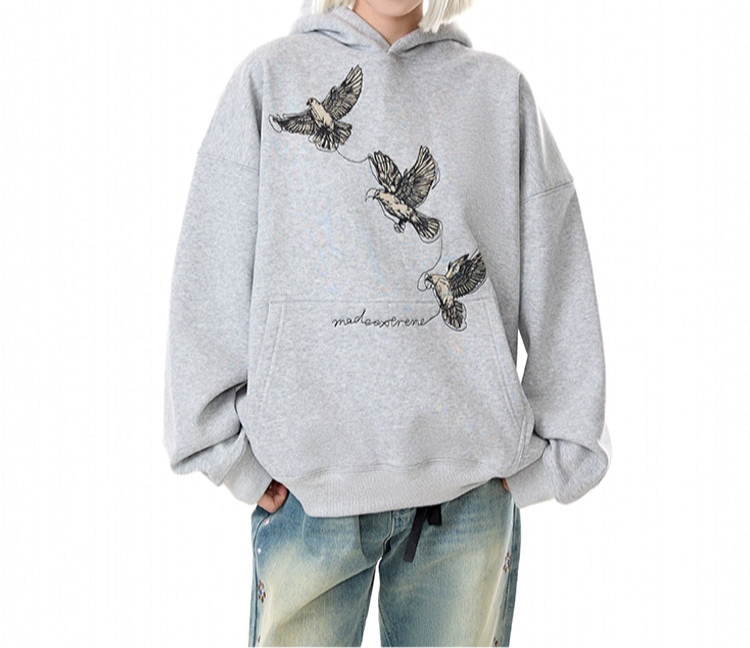 HS10026 Oversized hoodie/ Trio Dove