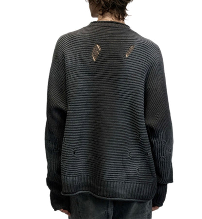 HS10002 Oversized knitted Sweater/ Slouchy Heritage