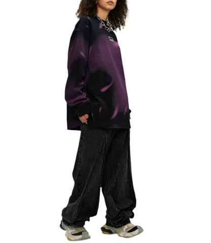 TLS117 Oversized long sleeve/ Nebula Drift