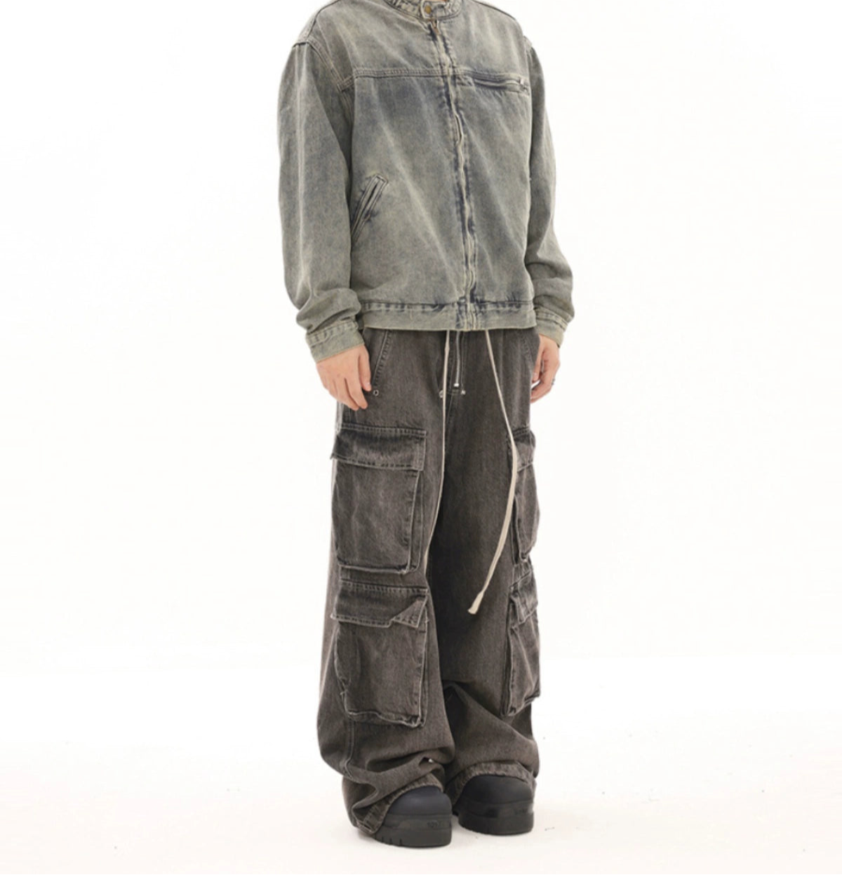 TJ10020 Oversized Trousers/ Double Cargo