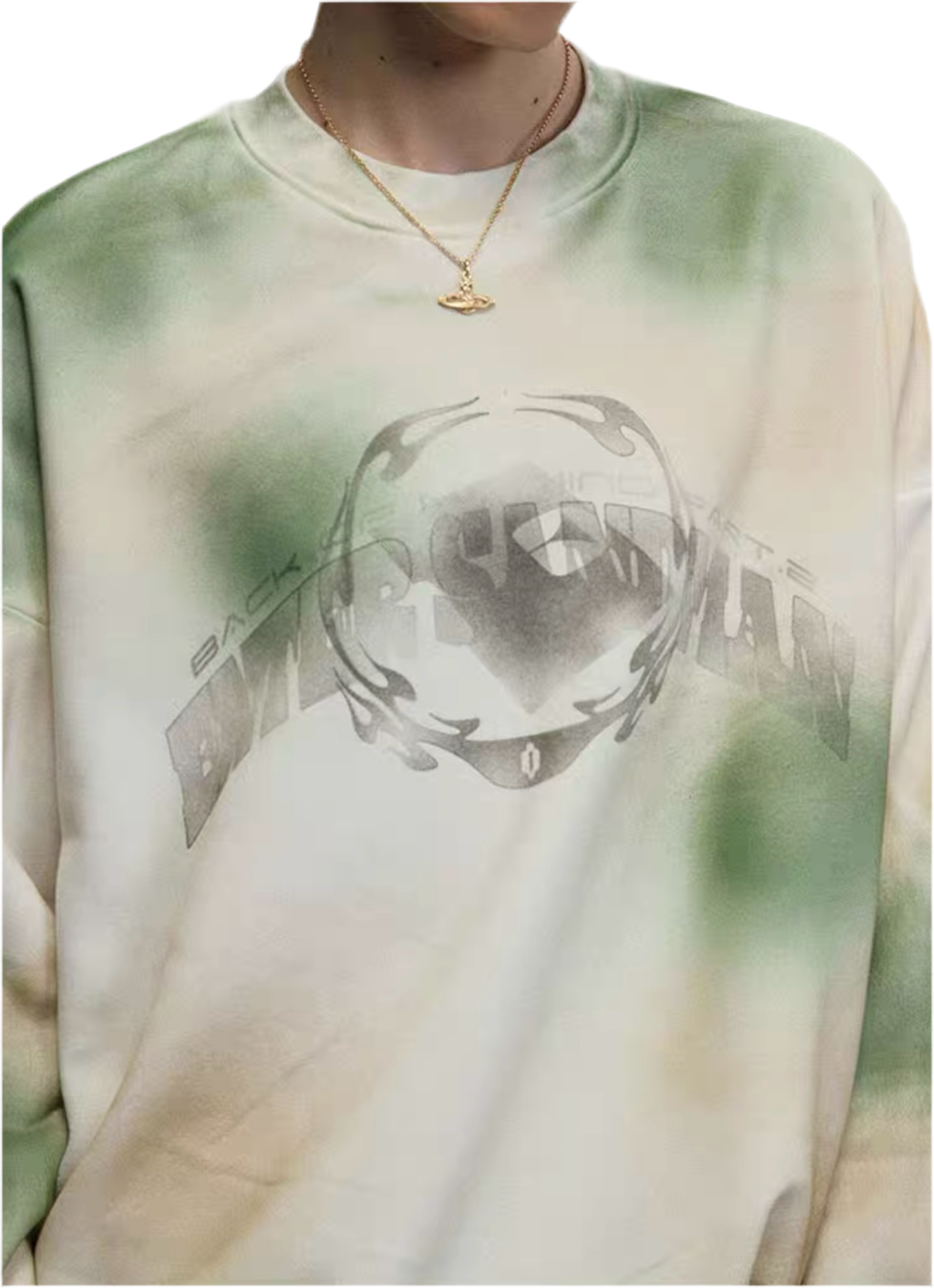 HS10021 Oversized sweater/ Urban Mist