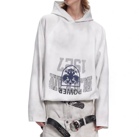 HS10035 Oversized hoodie/ Dirty HRE