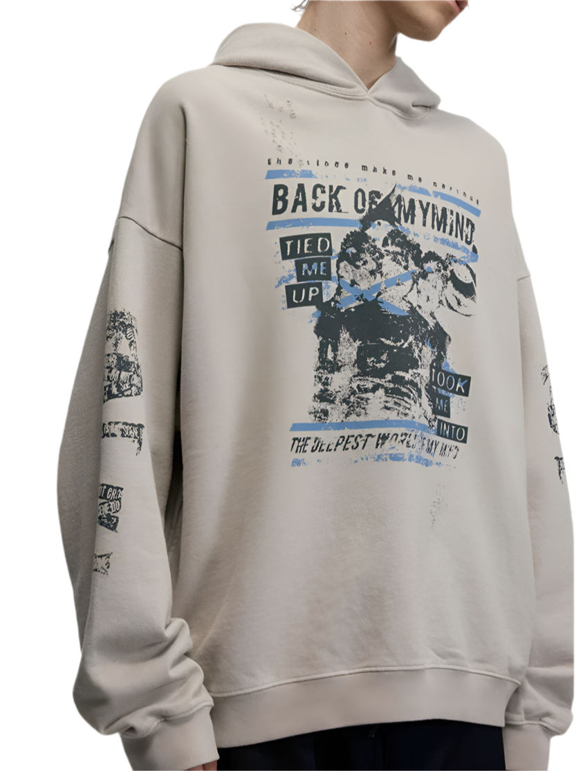 HS10010 Oversized hoodie/ Inner Dialogue