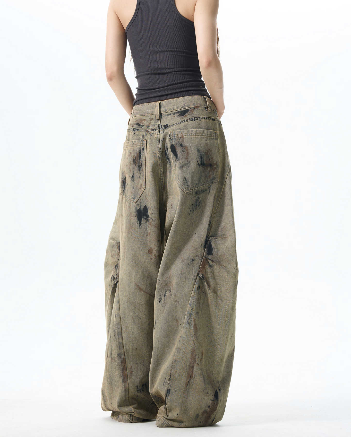 TJ10091 Baggy Wasteland Design Trousers