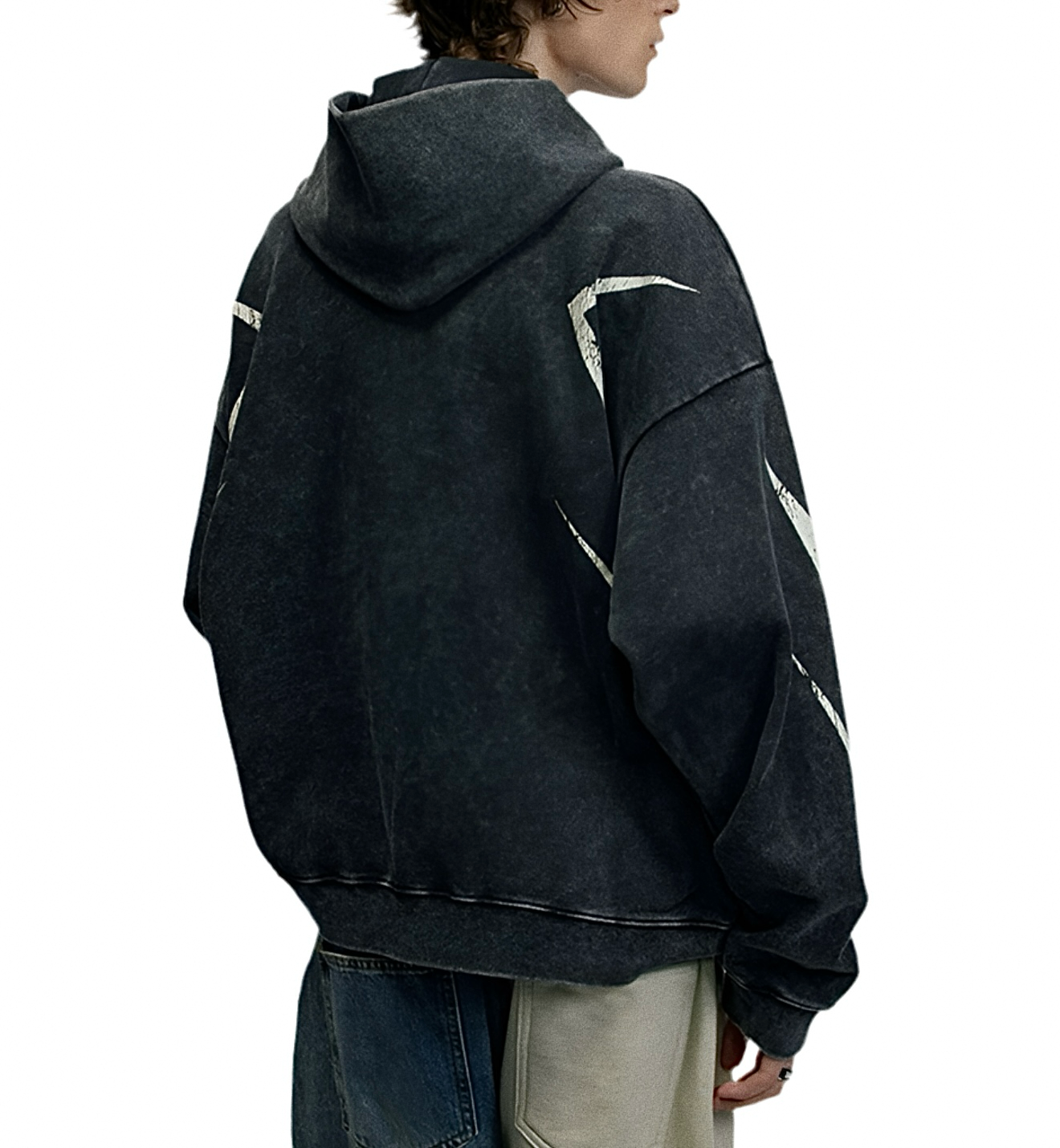 HS10004 Oversized Hoodie/ Midnight Surge