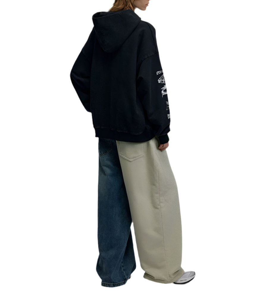 HS10010 Oversized hoodie/ Inner Dialogue