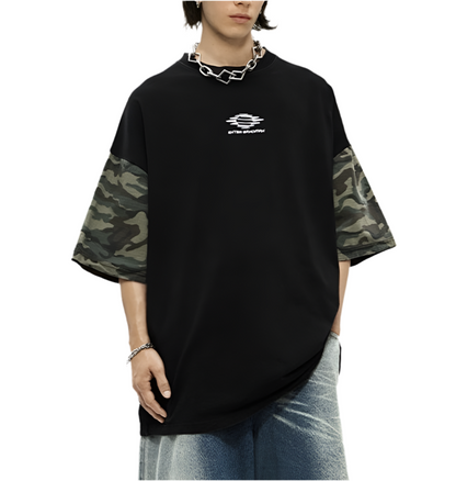 TLS104 Oversized tee/ Urban Camouflage
