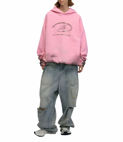 HS10005 Oversized Hoodie/ Urban Ash