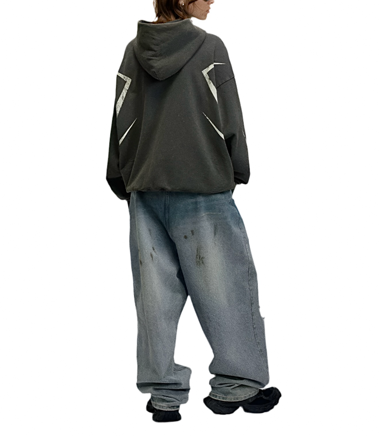 HS10004 Oversized Hoodie/ Midnight Surge