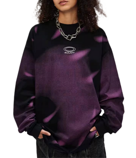 TLS117 Oversized long sleeve/ Nebula Drift