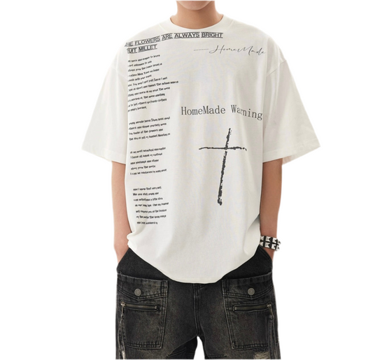 TLS132 Oversized Tee/ Cross