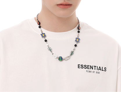 CN1013 Necklace/ Cactus Planet