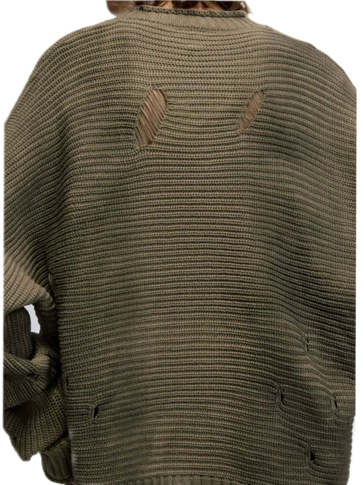 HS10002 Oversized knitted Sweater/ Slouchy Heritage