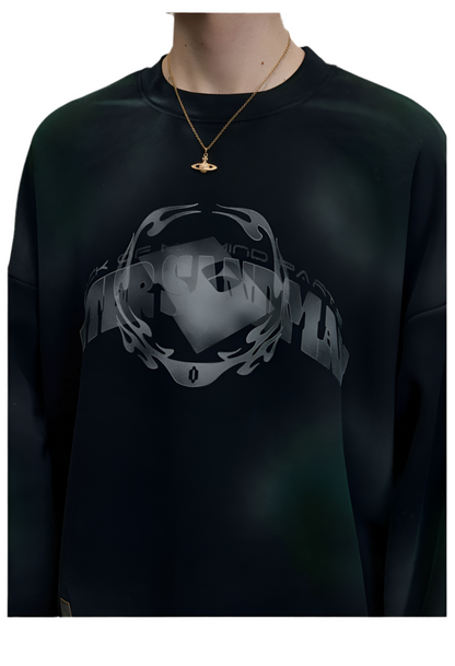 HS10021 Oversized sweater/ Urban Mist