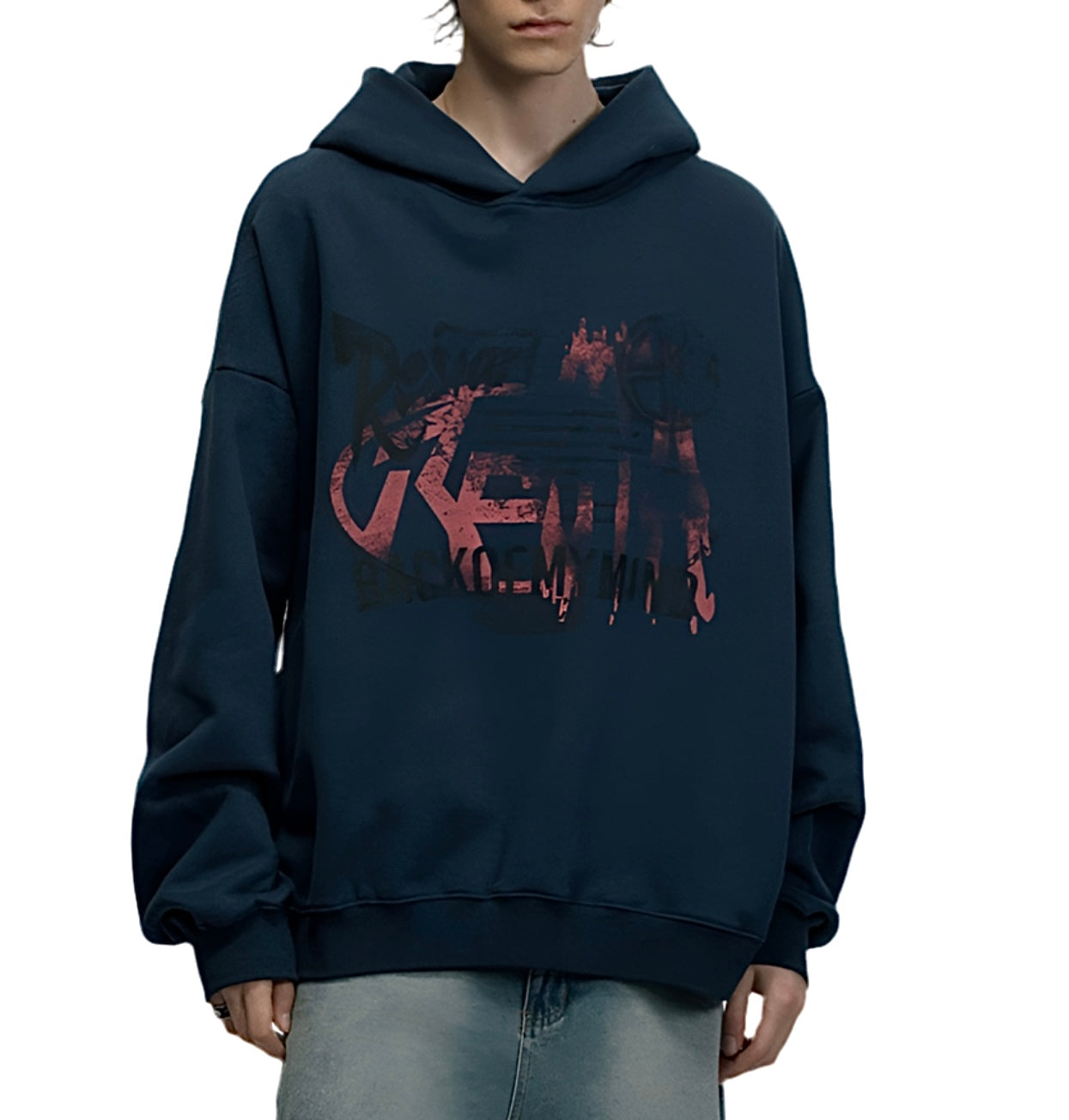HS10011 Oversized Hoodie/ Mindscape Graffiti