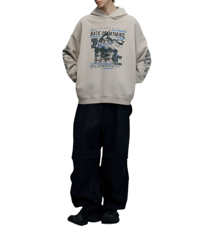 HS10010 Oversized hoodie/ Inner Dialogue