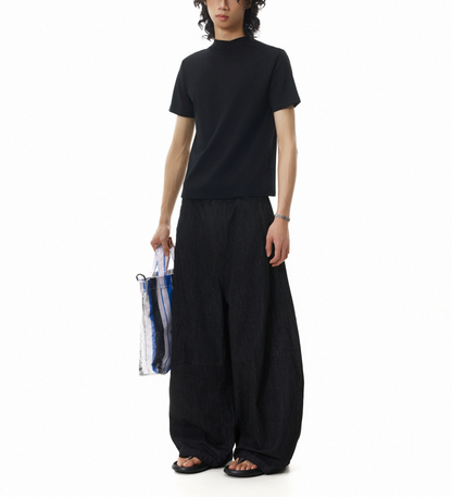 TJ10147 Baggy American Retro Pleated Jeans