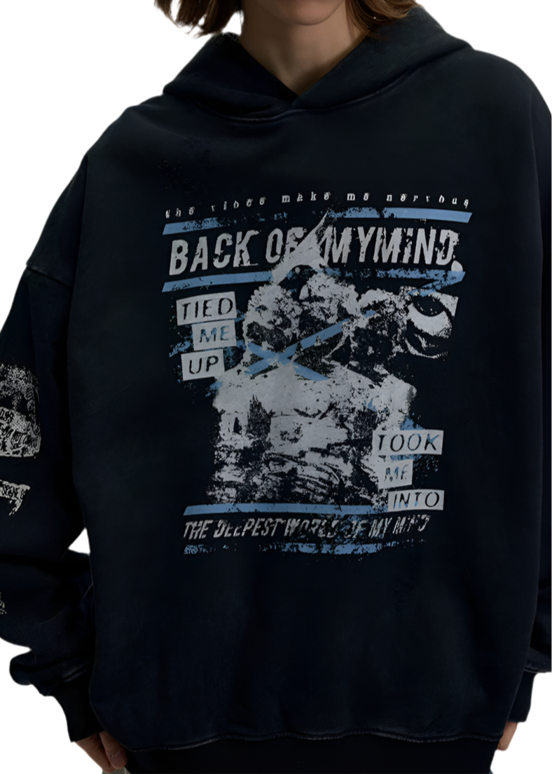 HS10010 Oversized hoodie/ Inner Dialogue