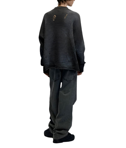 HS10002 Oversized knitted Sweater/ Slouchy Heritage